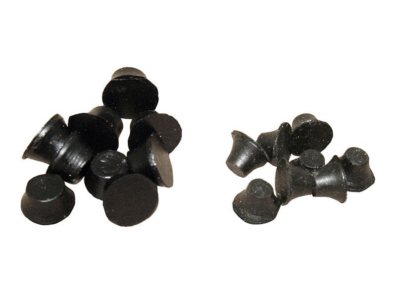 WE - ZATYCZKI PO HACELACH - M10 gumowe 20szt
